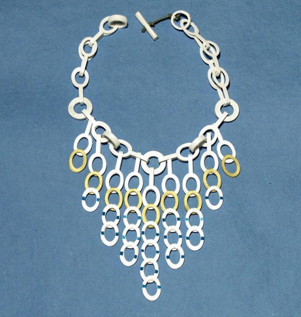 Necklace Yellow line